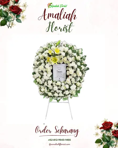 Krans Bunga Duka Seludau